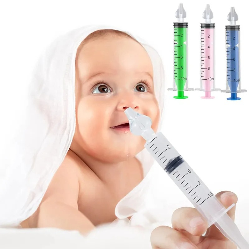 Baby Nose Cleaner - 1/2/4/5/6/7PCS Silicone Baby Nasal Aspirator Syringe