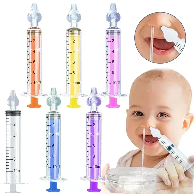 Baby Nose Cleaner - Silicone Baby Nasal Aspirator Syringe Baby