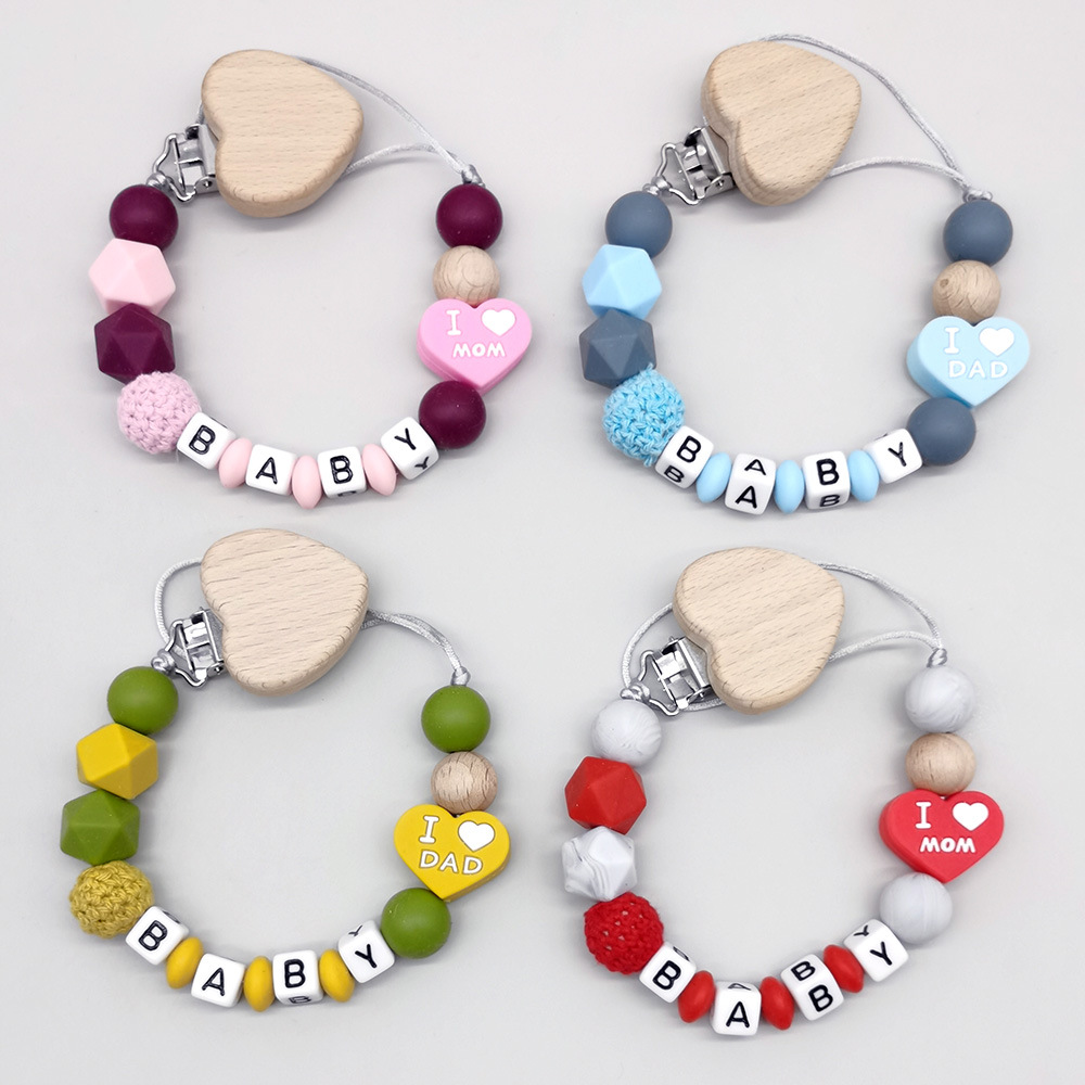 Baby Products In - Customizable Personalized Name baby teether Pacifier