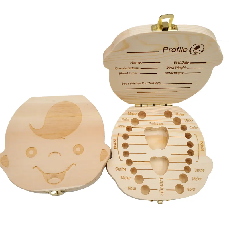 Baby Tooth Box Spanish/Dutch/F - огляд і ціна Baby Products Storage Box