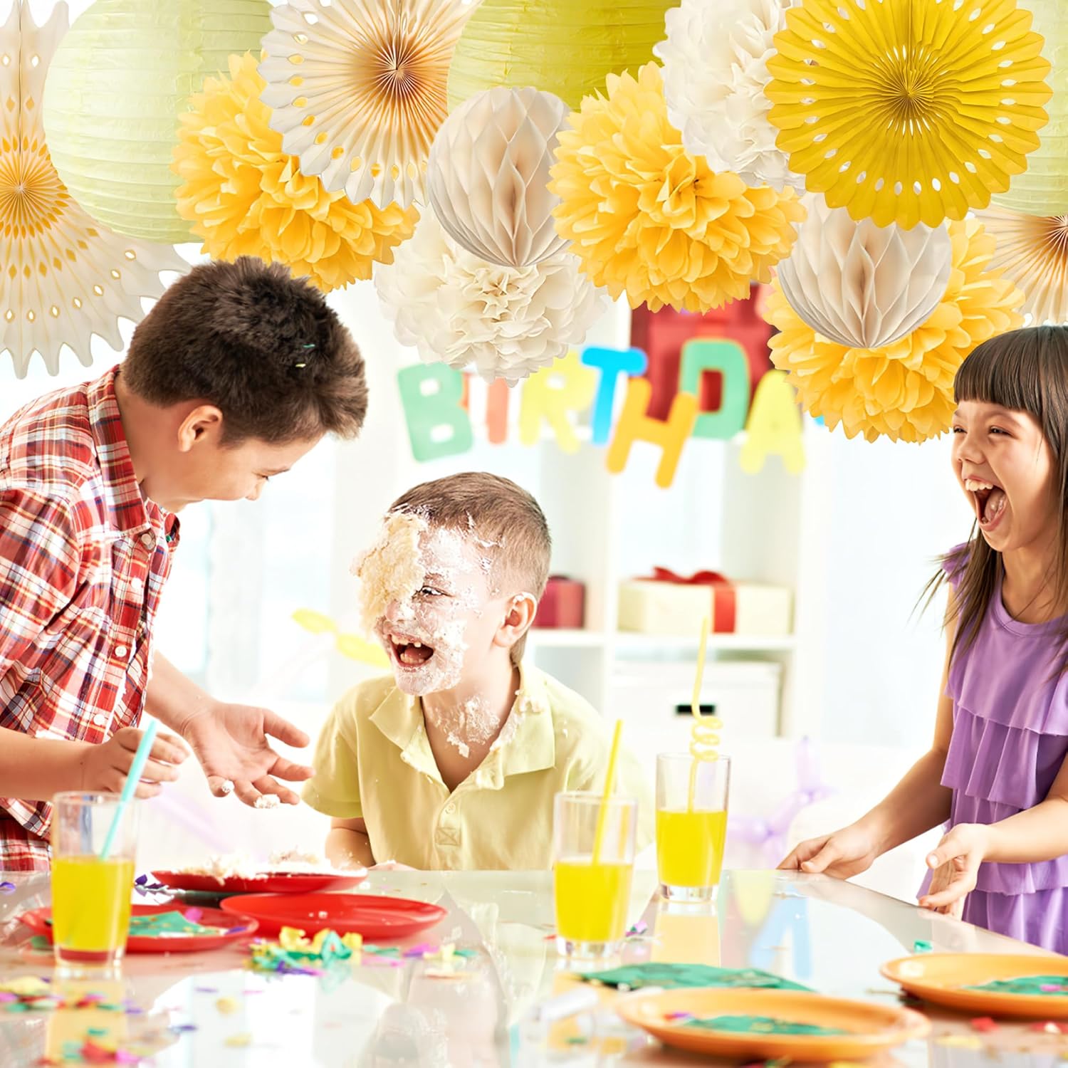 Yellow Party Decorations Yello - огляд і ціна Baby Products Lotion