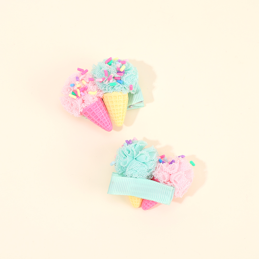 2Pcs Ice Cream Cone Hair Clips - огляд і ціна Baby Products Lotion