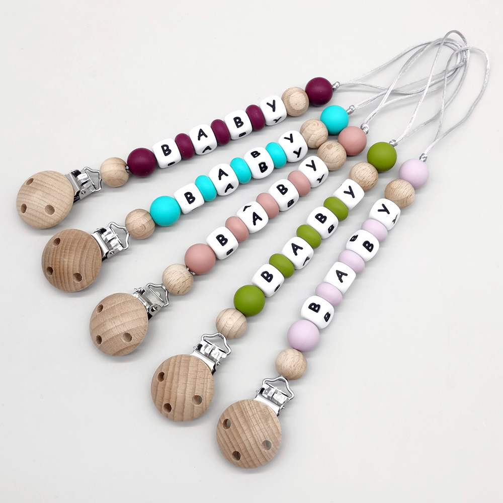 Custom Name Pacifier Clips Cha - огляд і ціна Baby Products In