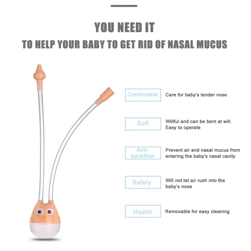 Newborn Baby Nasal Aspirator f - огляд і ціна Baby Nose Cleaner