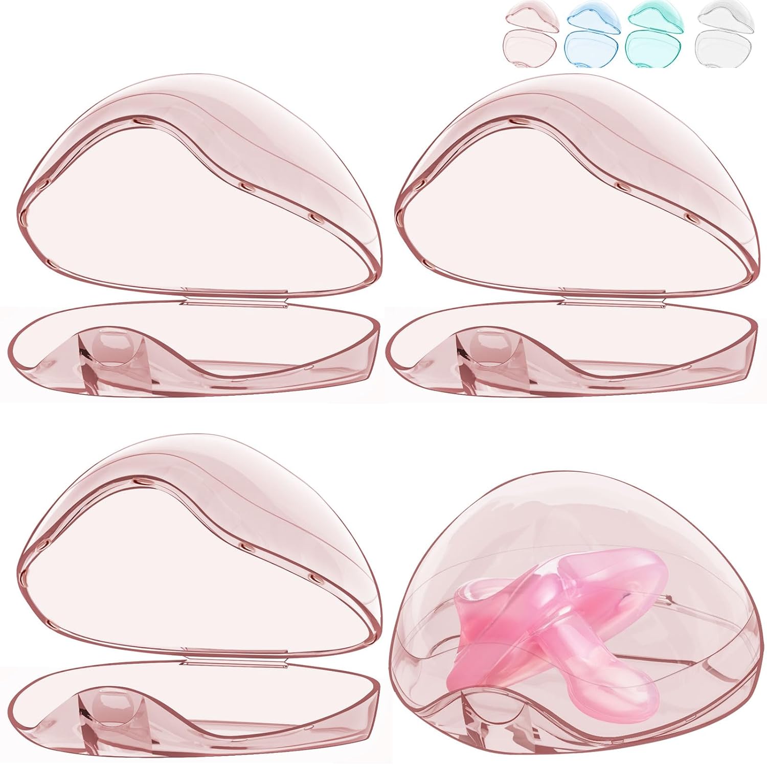 Pacifier Holder - 2/4 Pcs Trav - огляд і ціна Baby Products Storage Box