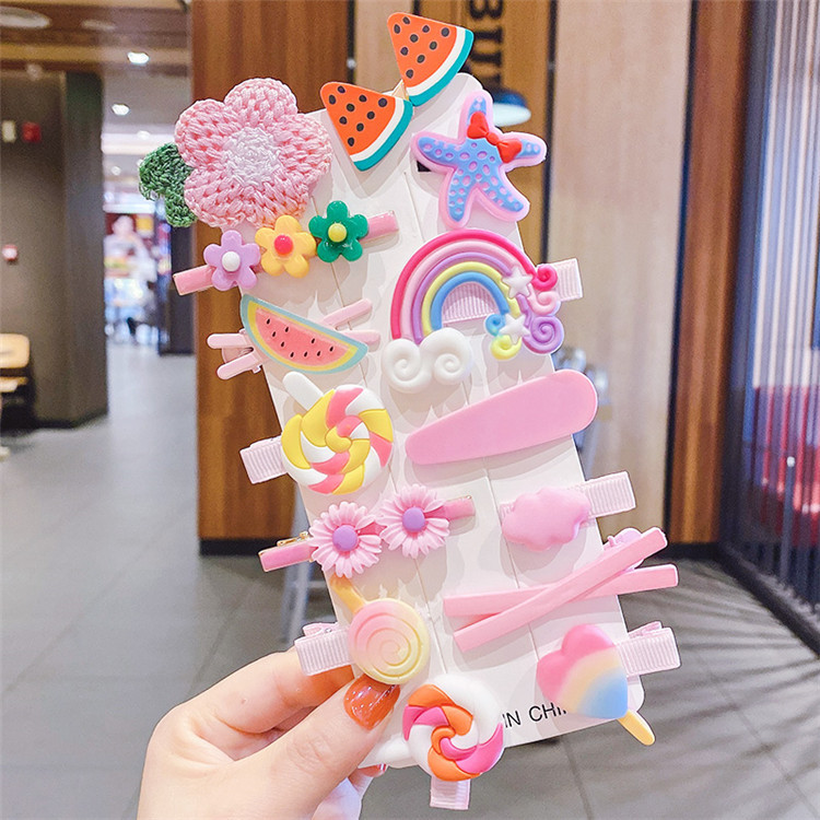 14pcs Set Of Hair Clips For Gi - огляд і ціна Baby Products Lotion