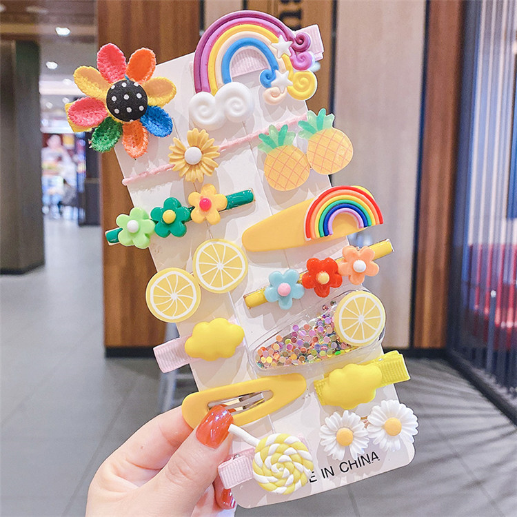 14pcs Set Of Hair Clips For Gi - огляд і ціна Baby Products Lotion
