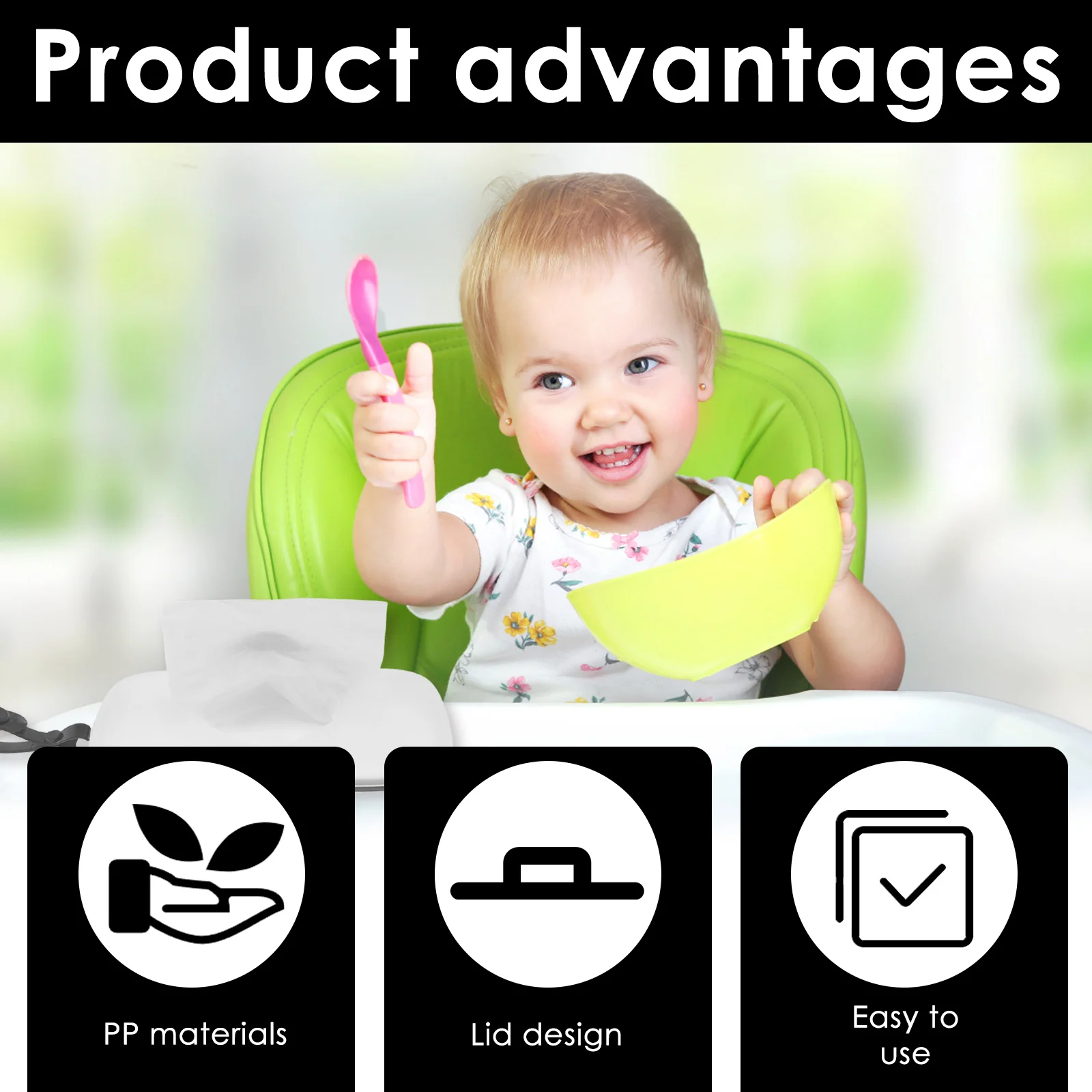 2 Pcs Wipes Dispenser Portable - огляд і ціна Baby Products Storage Box