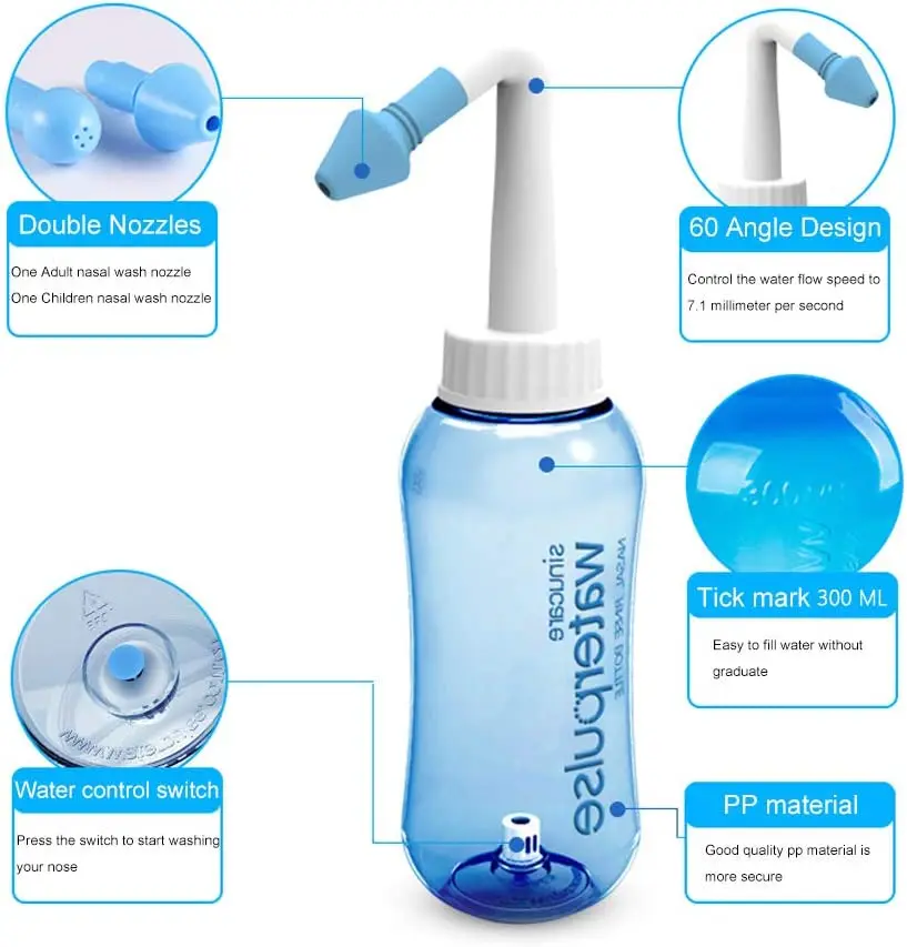300ml 500ml nasal irrigator Ri - огляд і ціна Baby Nose Cleaner
