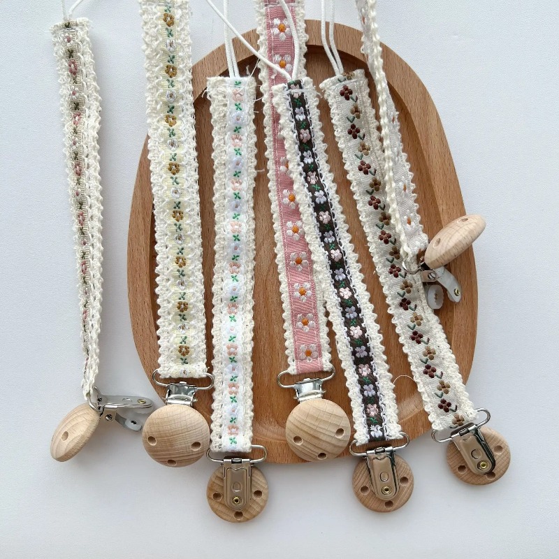 Lace Pacifier Clip Chain for N - огляд і ціна Baby Products In
